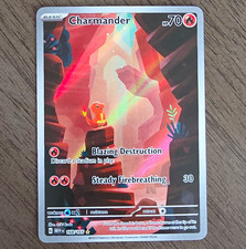 Charmander 168/165 SV 151 Illustration Rare Full Art Holo English 2023 on eBay
