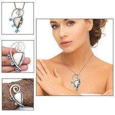 Dendrite  Necklace Garnet Gifted Jewelry Opal, 18