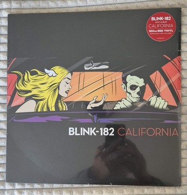 VINYL LP - BLINK 182 - CALIFORNIA - LIMITED EDITION RED VINYL