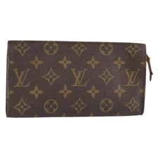 LOUIS VUITTON Monogram Bucket GM Accessory Pouch LV Auth 153232