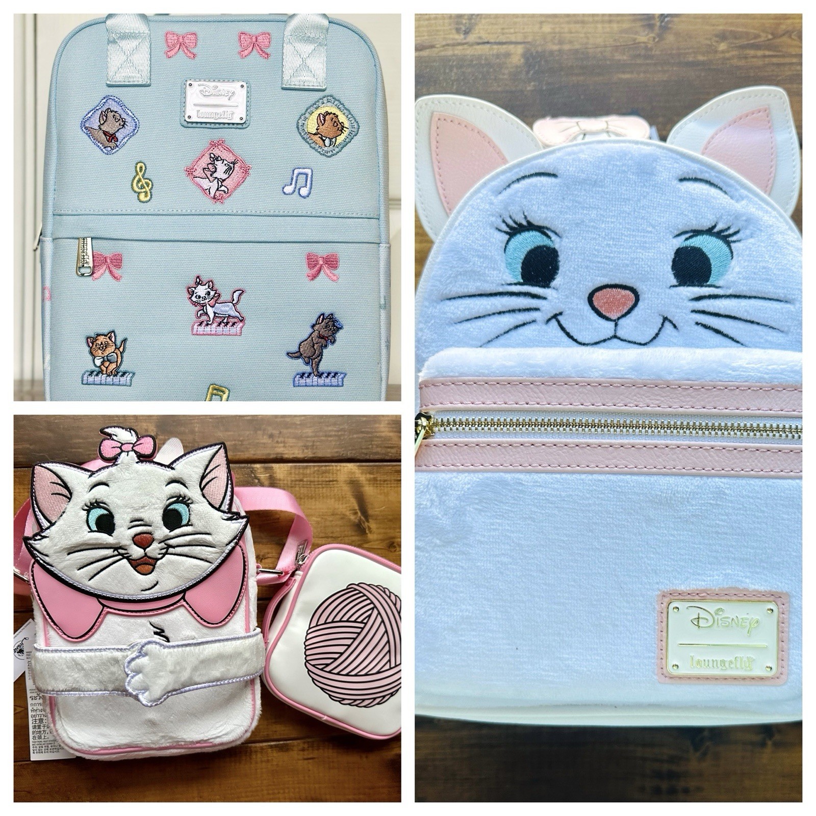 Loungefly Disney Aristocats Marie Bundle NWT