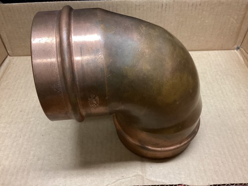 Nibco #607 press 4" PxP copper 90 FREE SHIPPING CONTINENTAL US ONLY