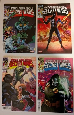 MARVEL SUPER HEROES SECRET WARS FASCIMILE #6-1:25, 9, 11-1:25 & 12-1:25 Lot of 4