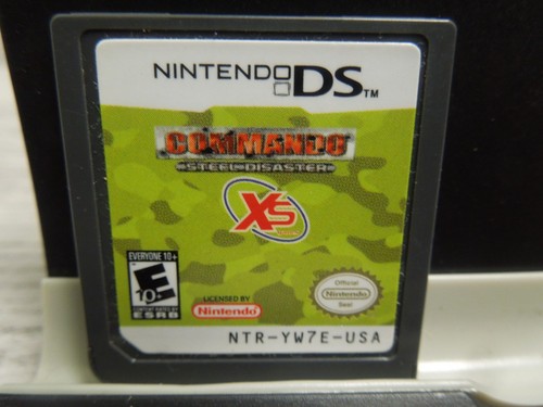 Authentic Commando: Steel Disaster 2008 Nintendo DS Video Game LOOSE CART ONLY