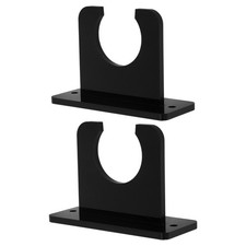  2 Pcs Acrylic Baseball Bat Holder Display Wall Mount Collector Rack