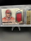 New ListingMike Trout 2021 Topps Dynasty Auto 3 Color Patch 2/10 On Card Auto BGS 9.5