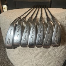 VTG Wilson Patty Berg Cup Defender 3-P Iron Set Minus 8 Steel Shafts Stock Grips