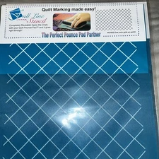 Mandala Guide #31028  Quilting Stencil Full Line Stencil Pounce Pad Partner 14”