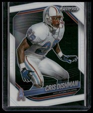 2025 Panini Prizm Black #66 Cris Dishman Prizm White #/175