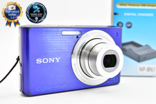 Excellent 5 SONY Cyber Shot DSC-W610 Blue 4.0x Digital Camera Japanese only