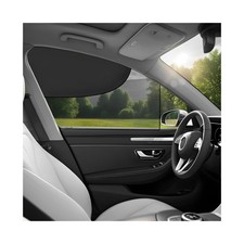 2 PCS Car Window Shades, Magnetic Double Layer Auto Front Side Window Cover w...