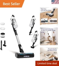 Rechargeable Stick Vacuum with Powerful Suction & Tangle Resistance - LVAC-200