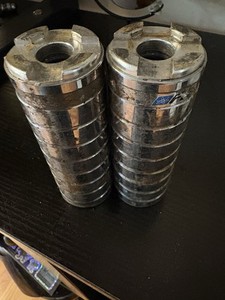 Vintage Haro Fusion BMX Pegs Pair Aluminum  Steel Sleeve Mid School Freestyle