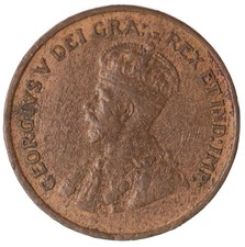 1924 Canada 1 Cent - F/VF - Lot#13763