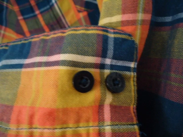 EMERICA ehsu Monopatín Cuadros Manga Larga Hombre Camisa Talla M Foto 4 de 4