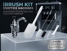 Vikan Soft Ice Machine Cleaning Brush Kit White Professional Hygiene Set
