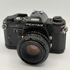 PENTAX Super A 35mm Film Camera SLR with 50mm f/1.7 SMC Lens - Tested & Working