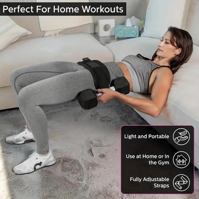 Adjustable Weighted Dumbbell Waist Belt Hip Leg Strap Home Workout Gym Equipment