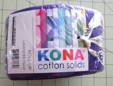 Kona Cotton Solids "Lavender Field" Jelly Rolls 40 2.5" X 44" Strips