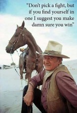 John Wayne Quote refrigerator magnet 3 1/2 "X 4 1/2 "