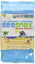 SeaSnax Organic Roasted Seaweed Snack Grab and Go, Original, 0.18 oz