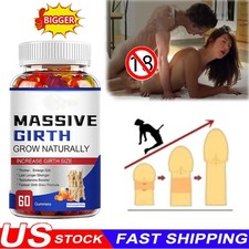 Male Enhancement Gummies Booster  Thicker Last Longer Stronger Bigger 60 Gummy