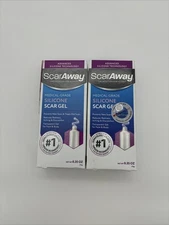 Lot of 2  ScarAway Scar Treatment Kits, 2 Boxes  Silicone Scar Sheets EXP 10/27