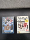 Sega Genesis NHL Hockey Bundle 2 Game Lot 96 Tested