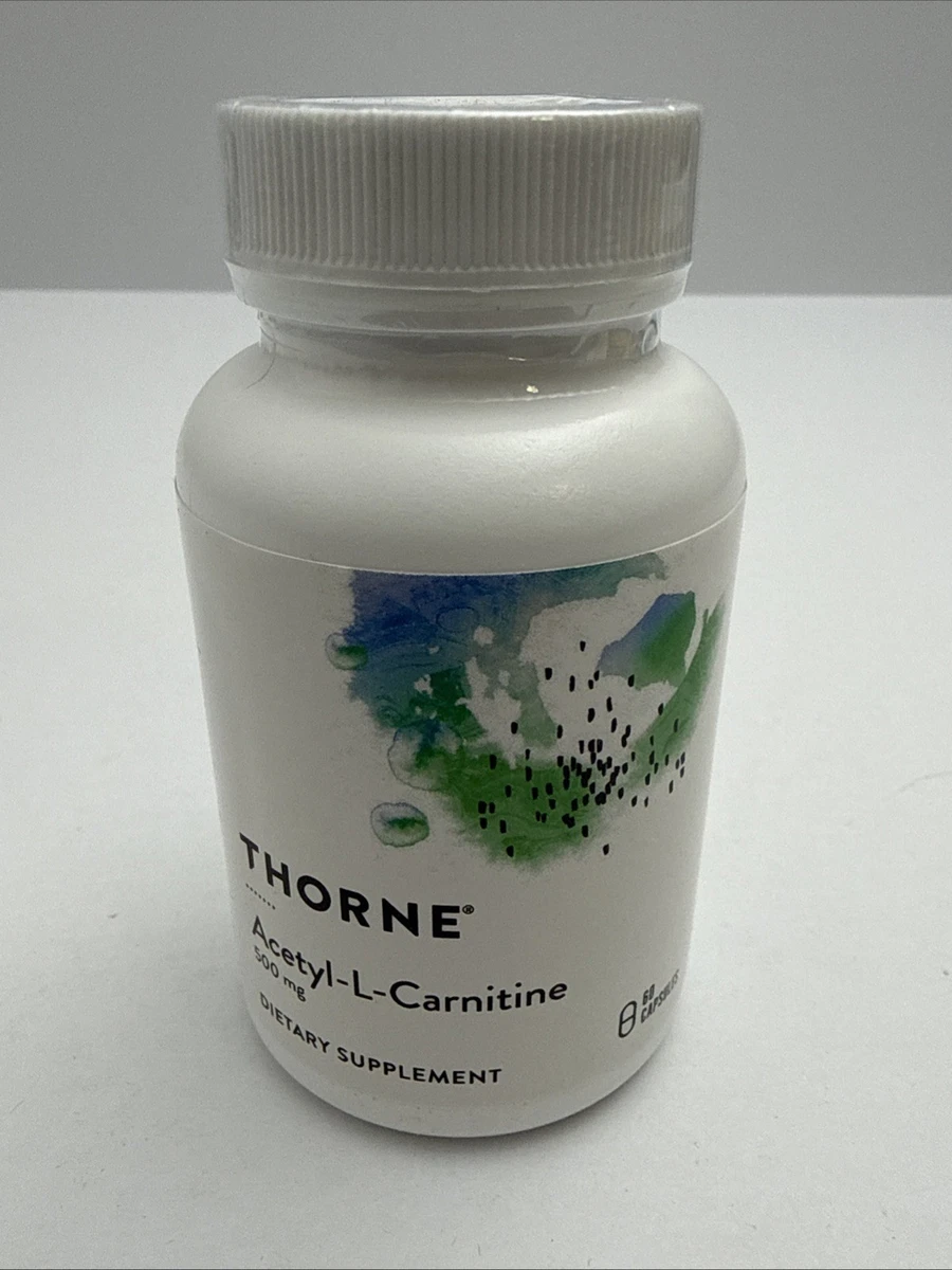 thorne acetyl-l-carnitine Dietary Supplement, 500 mg Thorne Acetyl-L-Carnitine