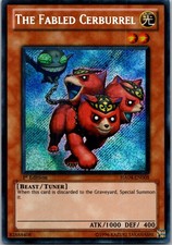 Yugioh The Fabled Cerburrel HA04-EN008 1st Edition Secret Rare NM