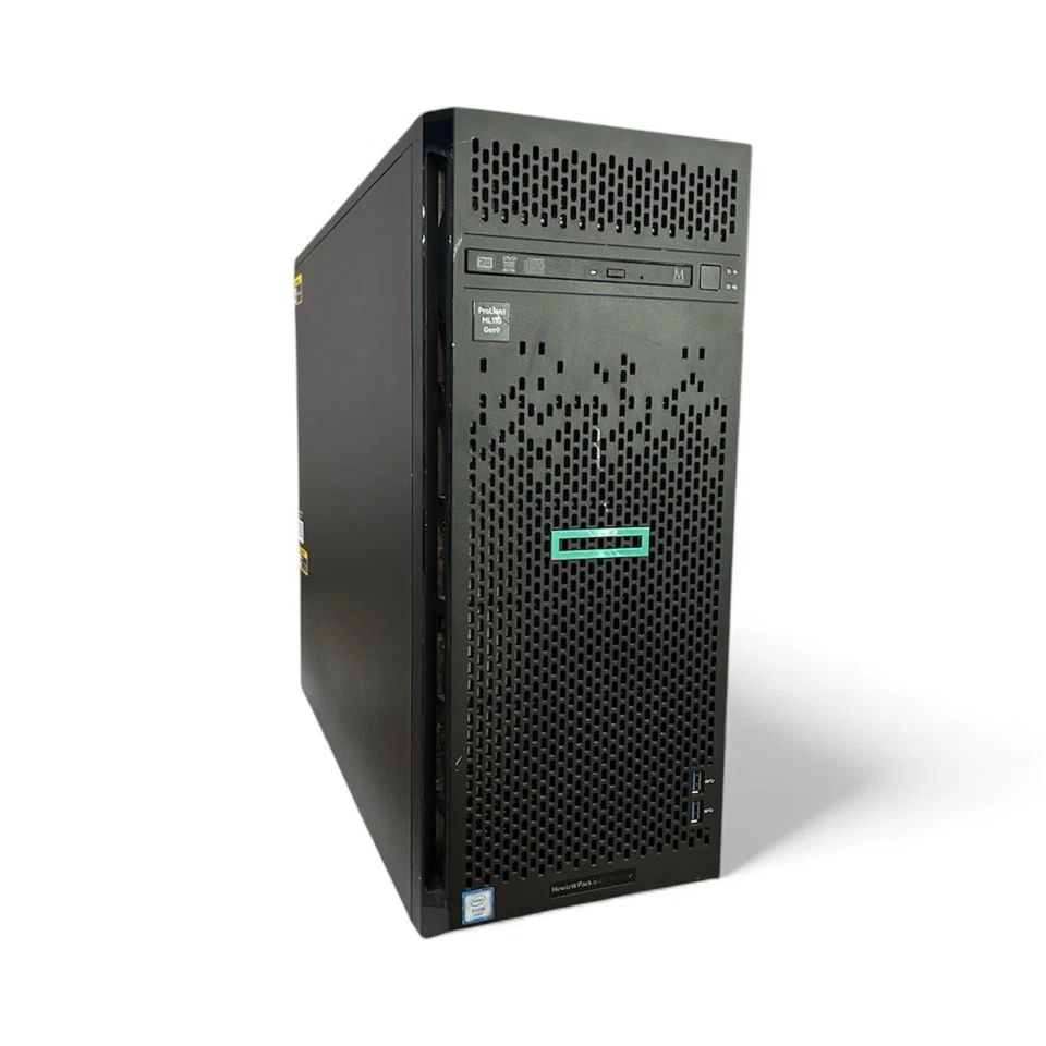 HP ProLiant ML110 Gen9 Tower Server Xeon E5-2603 v4 32GB RAM 2x1TB Ubuntu iLO4 - Image 2 of 4