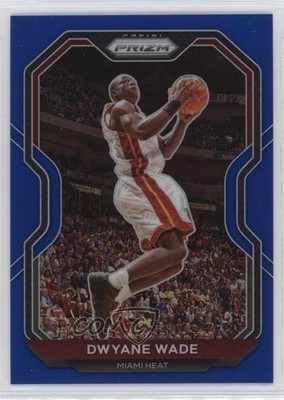 2020-21 Panini Prizm Blue Prizm 4/199 Dwyane Wade #195 HOF 12ks