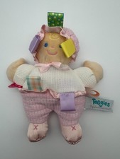 Taggies 8  Plush Baby Doll Signature Mary Meyers 2006 Lovey Stuffed Toy Tags