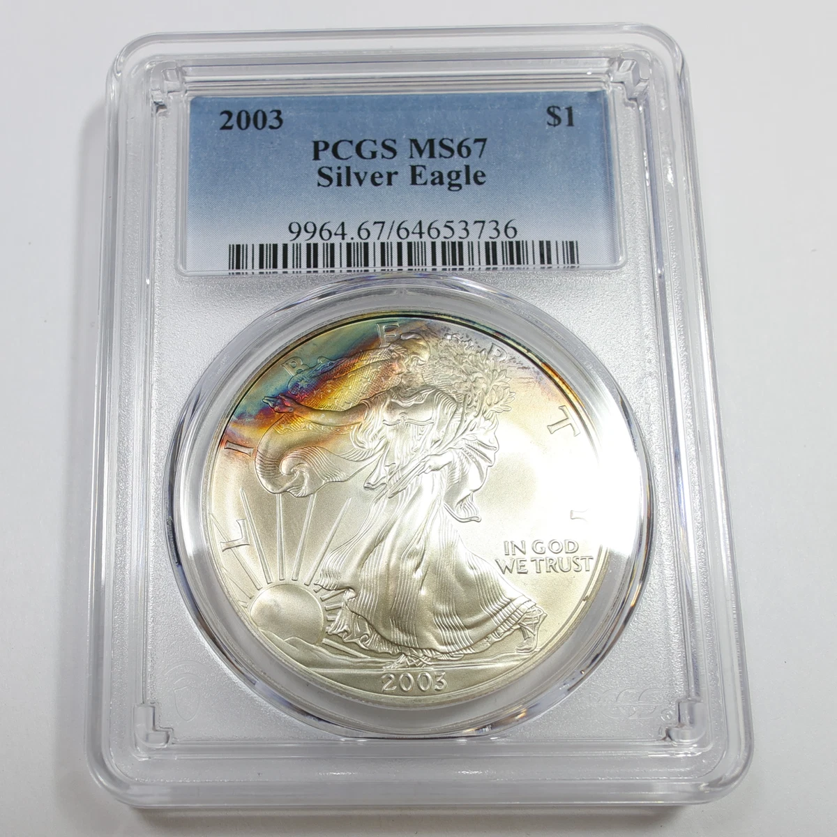 American Eagle MS 67 PCGS Certified Silver Bullion Coins for sale
