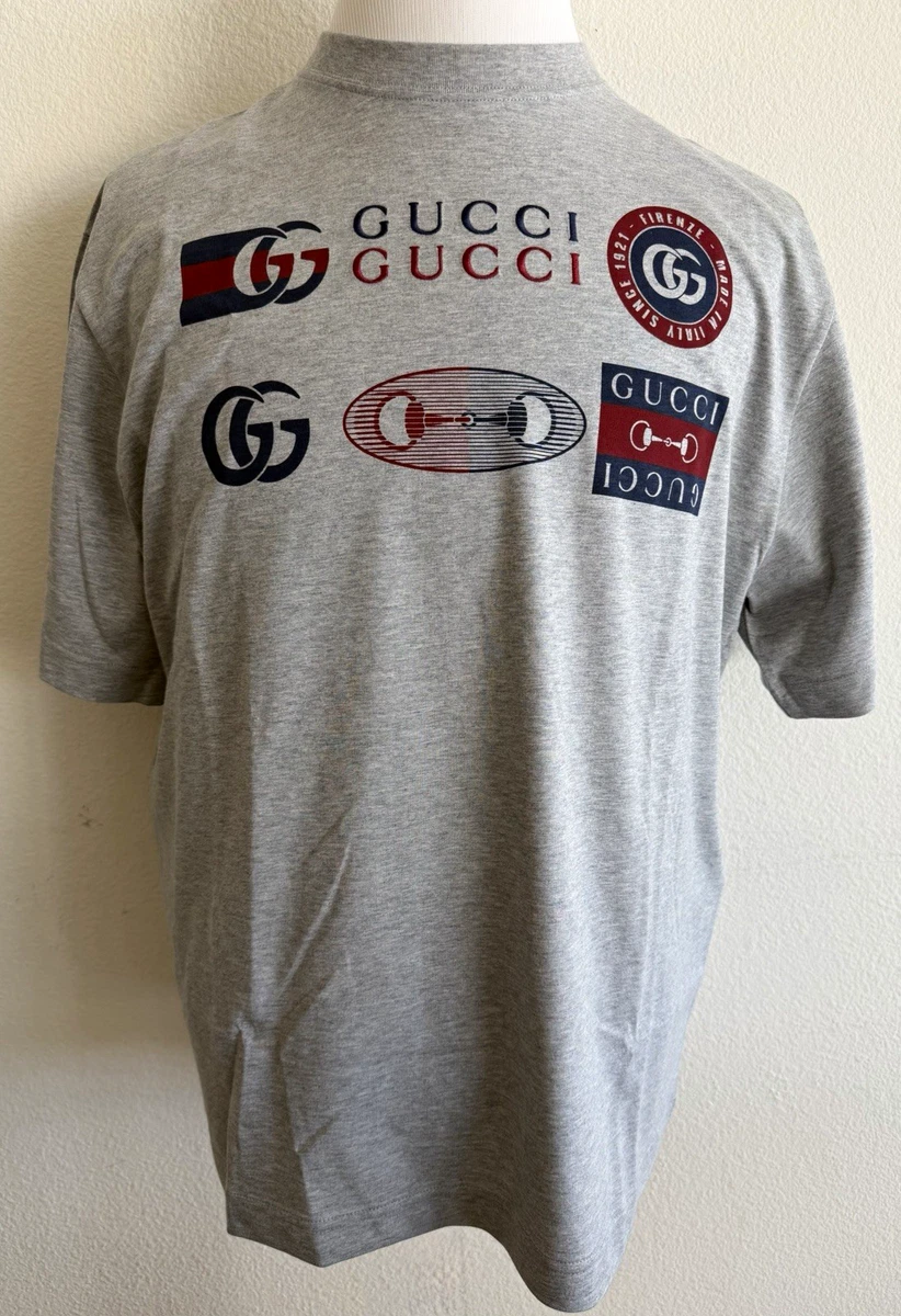 Gucci Short Sleeve Gray Shirts for Men for sale | eBay