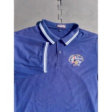 Vintage King Louie Kentucky Truck Plant Polo Shirt Mens 2XL Blue