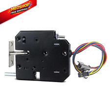 Electronic Cabinet Lock,Dc 12v 2a Magnetic Lock with Top Pole Structure Black
