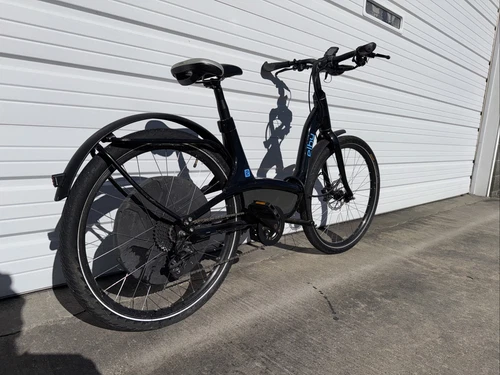 Elby S1 9-Speed Step-Thru Electric Bike – 500W Hub Motor, Disc Brakes, Fenders - Picture 2 of 9