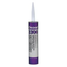 Geocel Gc66100 Hybrid Sealant, 10.3 Oz, Cartridge, Clear, Hybrid Base, 2300