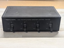 Realistic 40-136 High Power Stereo Speaker Control Center 4-Zone Black