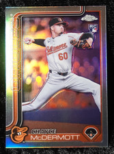 CHAYCE McDERMOTT—2025 Topps Chrome Refractor #266—ROOKIE CARD