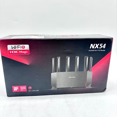 H3C Magic NX54 AX5400 WiFi 6 Router with Dual-Band Gigabit Wireless Speed