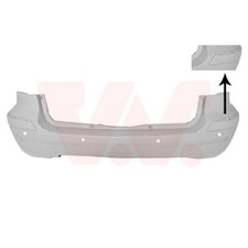 VAN WEZEL Sto&szlig;f&auml;nger Sto&szlig;stange hinten f&uuml;r Mercedes-Benz B-Klasse W245