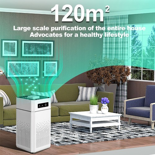 2025 Home Air Purifiers For Large Room Medical Air Purifier Smoke Odors Pet UK - Picture 14 of 17