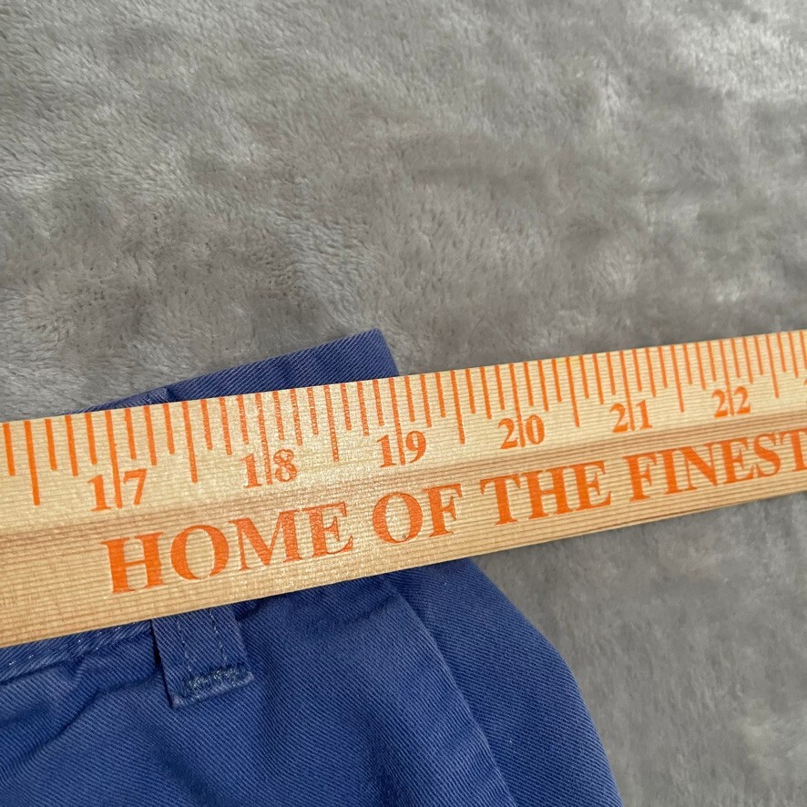 Chubbies Shorts Mens 40 Blue Chino Stretch Golf Casual Flat Front Outdoor