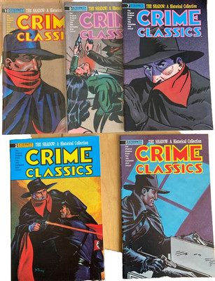 The Shadow: Crime Classics, Eternity Comics 1988 Serie #S 2, 5, 7, 9 & 10