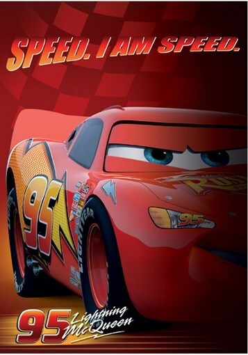DISNEY CARS MOVIE POSTER - LIGHTNING McQUEEN AM SPEED | eBay.de