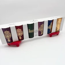 Moroccan Tea Glasses Set of 6 Hamsa Hand Design Colorful New