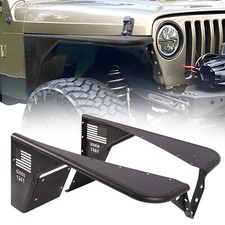 2pc New Front Fenders Pair Set Left Right Sides For 1997-2006 Jeep Wrangler Tj 2pc New Front Fenders Pair Set Left Right Sides For 1997-2006 Jeep Wrangler Tj