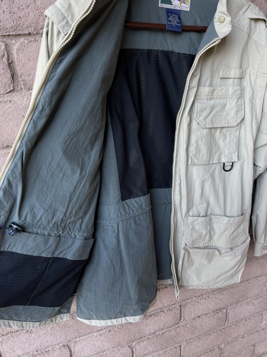 ExOfficio Jacket Hiking Fishing Vest Versatile Convertible Vented Size Large - Picture 8 of 9